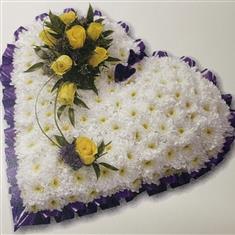 Lilac and Lemon Heart